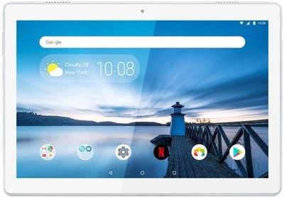 Планшетный ПК Lenovo Tab M10 TB-X505F 32GB Polar White (ZA4G0116PL)_; 10.1" (1280х800) IPS / Qualcomm Snapdragon 429 / ОЗУ 2 ГБ / 32 ГБ встроенная + microSD до 256 ГБ / камера 5 Мп + 2 Мп / Wi-Fi, Bluetooth / GPS, GLONASS / ОС Android 9.0 (Pie) / 242 х 16