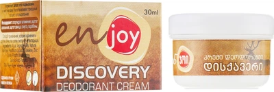 Еко-крем-дезодорант - Enjoy & Joy Discovery Deodorant Cream 30ml (508051-54688)