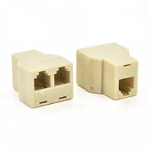 Разветвитель RJ45 8P8C 2-портовый – сетевой сплиттер для Ethernet-кабеля неэкранированный Q100