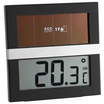Цифровой термометр на солнечных батареях TFA ECO Solar 301037