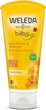 Шампунь-гель для тіла і волосся - Weleda Calendula Waschlotion & Shampoo 200ml (22425-18307)