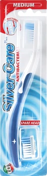 Зубна щітка "Silver Care Plus" середня, синя - Silver Care (459897-2606)