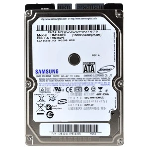 Накопитель HDD 2.5" SATA 160Gb Samsung Spinpoint M5S 8Mb 5400rpm (HM160HI) - Refubrished
