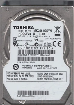 Накопитель HDD 2.5" SATA 250GB Toshiba 7200rpm 16MB (MK2561GSYN) - Refubrished