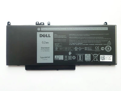 Батарея для ноутбука Dell Latitude E5570 6MT4T, 7750mAh (62Wh), 4cell, 7.6V, Li-ion, чорна,