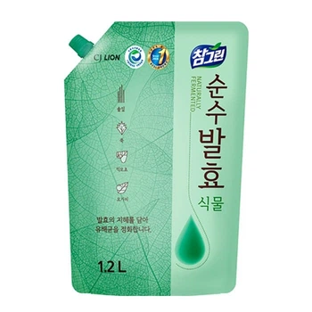 Засіб для миття посуду овочів фруктів Lion CHG Plant refill 1.2 кг (8806325618683)