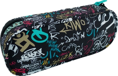 Пенал школьный Kite унисекс 22x8.5x4.5 см граффити кот (K22-599-3)
