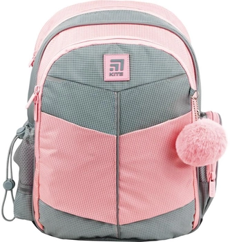 Рюкзак школьный Kite для девочки 36x25x12 см 12 л серо-розовый (K22-771S-2)