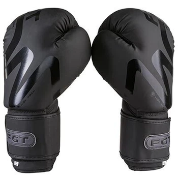 Боксерские перчатки черные FGT Flex collection 3035 размер 12 oz