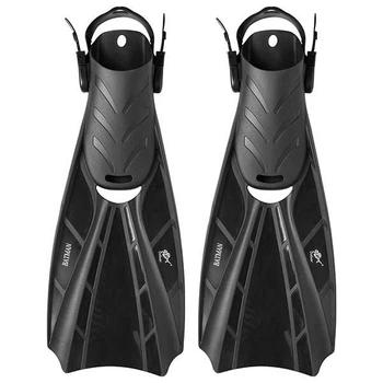 Ласти для дайвінгу чорні 36-40 Dolvor Batman F123