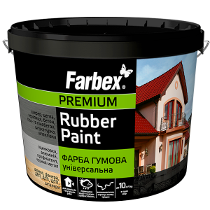 Фарба гумова універсальна Farbex графіт 3,5 кг