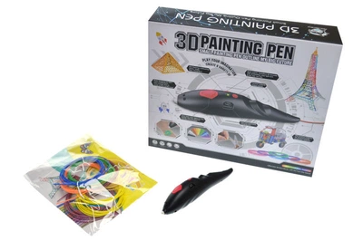 Набір з 3D-ручкою A-Toys Вчимоя весело 34*75*30 см чорно-червоний 9902