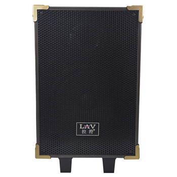 Активна акустична система 8" LAV Q-801 Brown батарея: 4500 маг потужність 150W Bluetooth USB/TF FM AUX мікрофон
