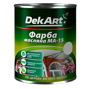 Фарба масляна МА-15 DekArt білий 1 кг