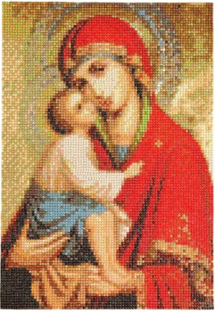 Вышивка бисером икон - Кроше - В-160 Икона Ангел Хранитель