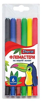 Фломастери 6 кольорів "Zoo Land" 1 Вересня (650456)