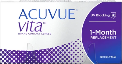 Контактні лінзи Acuvue Vita BC=8.8 DIA=14.0 PWR=-1.00 1 лінза