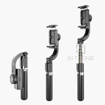 Стедикам для телефона Gimbal Stabilizer L0 Чёрный стабилизатор до 80 мм тренога с Bluetooth подключением и пультом ДУ
