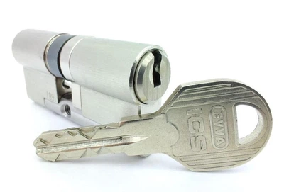 Цилиндр EVVA ICS 62 мм (31х31) ключ/ключ никель