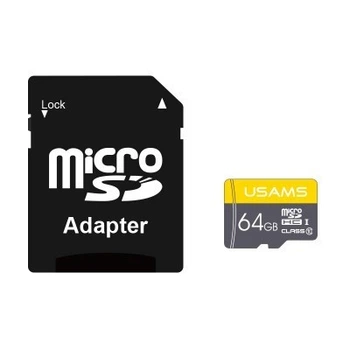 Карта памяти Usams MicroSD 64GB Class 10
