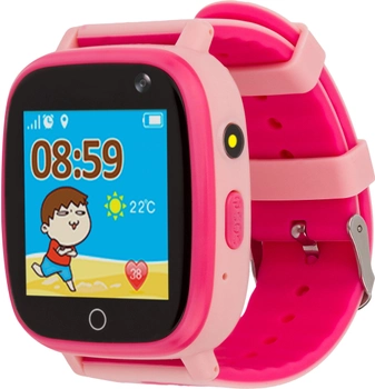 Детские смарт-часы AmiGo GO001 Camera+LED Pink (458092) ($GM668362) - Уценка