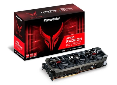 Видеокарта AMD Radeon RX 6750 XT 12GB GDDR6 Red Devil PowerColor (AXRX 6750 XT 12GBD6-3DHE/OC)