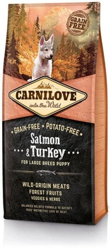 Сухой корм Carnilove Puppy Large Breed Salmon & Turkey для щенков крупных пород с лососем и индейкой 12 кг (150816/8846)