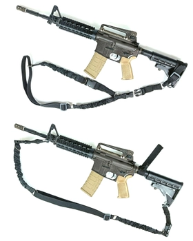 Ремінь збройовий тактичний одноточковий / двохточковий універсальний із дод. кріпленням на приклад (одноточка, двоточка)