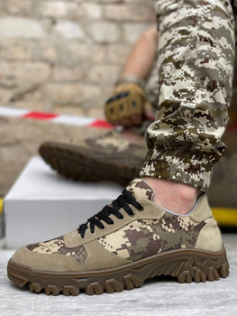 Тактичні військові кросівки піксель/хакі 45 розмір