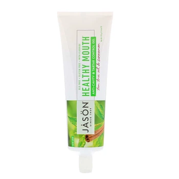 Гель для захисту від карієсу та профілактики зубного каменю Jason Natural, Healthy Mouth, олія чайного дерева та кориця, 170 г