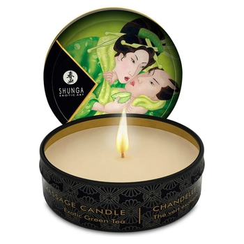 Масажна свічка Shunga MINI MASSAGE CANDLE Exotic Green Tea (30 мл) (SO2521)
