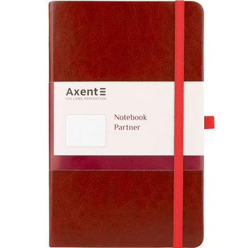 Книга записна Axent Partner Lux A5 125x195 мм 96 листів бордова