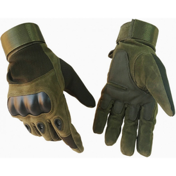 Чоловічі рукавиці тактичні Oakley військові, олива (6986, EL - M)