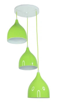 Люстра в стиле лофт Подвесная SVLIGHT трехламповая 190/3 зеленый