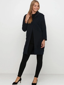 Пальто осіннє жіноче H&M 0422757-05 32 Темно-синє (KAY2000000587486)