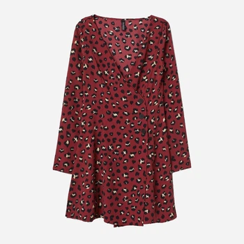 Платье короткое женское H&M 0746332-02 32 Красное (KAY2000001186480)