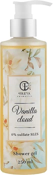 Безсульфатный гель для душа - Freya Cosmetics Vanilla Cloud Shower Gel 250ml (977907-32930)