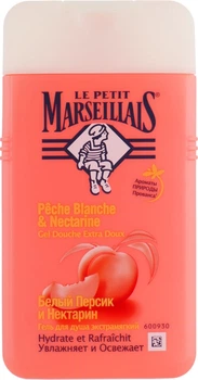 Гель для душа "Белый персик и нектарин", био - Le Petit Marseillais® 250ml (132901-18369)