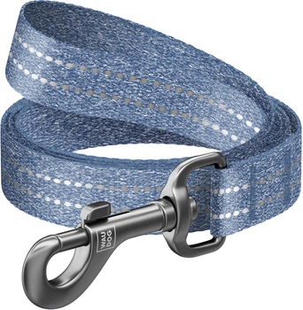 Повідець для собак WAUDOG Re-cotton 25 мм х 3 м Синій (032112Collar)
