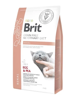 Сухой корм Brit Veterinary Diets Cat Renal для котов при заболеваниях почек 2 кг