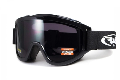 Защитные очки маска Global Vision Windshield Smoke AF серые (можно докупить другие цвета линз)