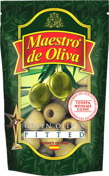 Оливки зелені без кісточки Maestro de Oliva 170 г