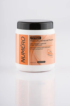 Маска Brelil Professional Numero Total Repair Mask відновлююча для волосся з екстактом вівса 1000 мл (8011935052875)