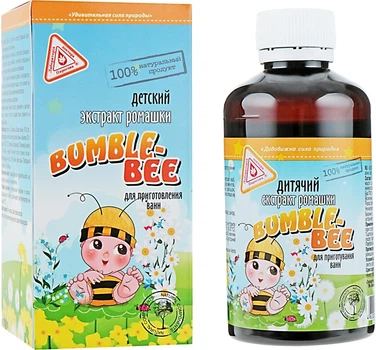 Екстракт ромашки "Bumble-Bee", дитячий, для приготування ванн - Лабораторія доктора Пирогова 200ml (495141-35427)