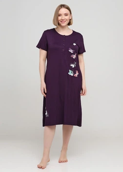 Платье Romeo Life 5XL сливовый 7115-35