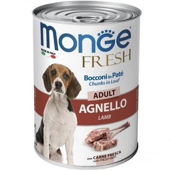 MONGE DOG FRESH паштет з ягням 400 г (70014571)