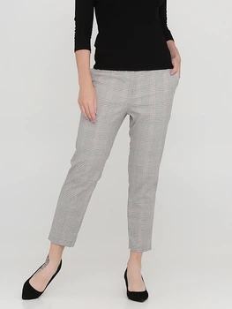 Брюки женские H&M 0708311 32 Бежевые (KAY2000001119594)