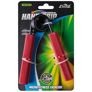Эспандер кистевой металлический 200LB (90кг) Cima CM-W919/200S, цвет красный