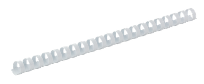 Пружины пластиковые Buromax 12мм белый 100шт (BM.0503-12)