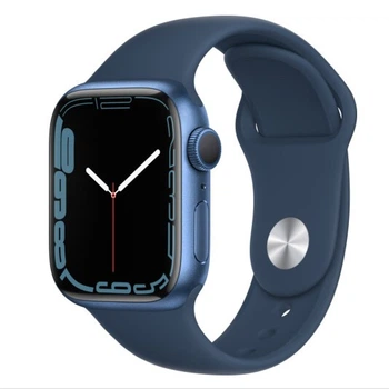 Smart Watch IWO 7 Series Pro Blue. Смарт часы IWO Series 7 Pro темно-синий цвет.